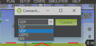 Connection Options (Dialog Box) - Mission Planner