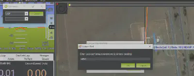 Listern Port (Dialog Box) - Mission Planner