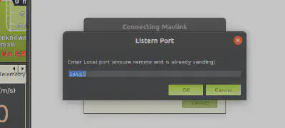 Listern Port (Dialog Box) - Mission Planner